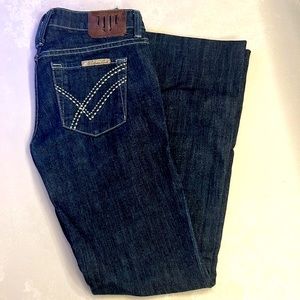 William Rast Bootcut Size 25 Dark Wash Jeans